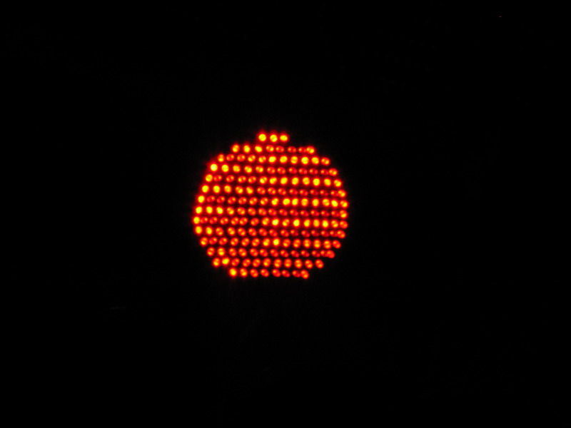 'Compound eye' light source, red