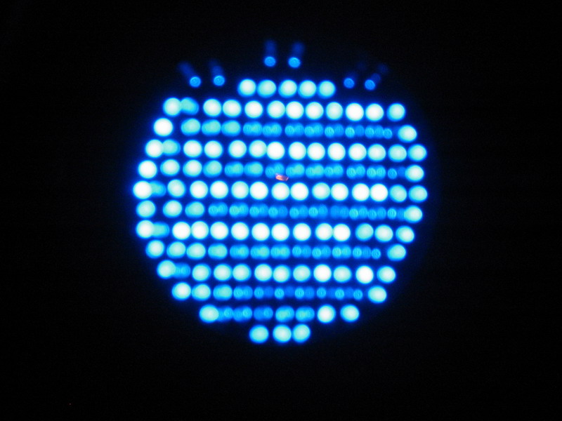 'Compound eye' light source, blue